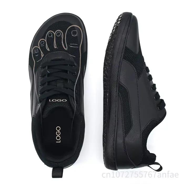 Chaussures de marche à bout large pour homme et femme mode simple décontractées sportives semelle souple respirantes confortables pour jogging randonnée et activités de plein air