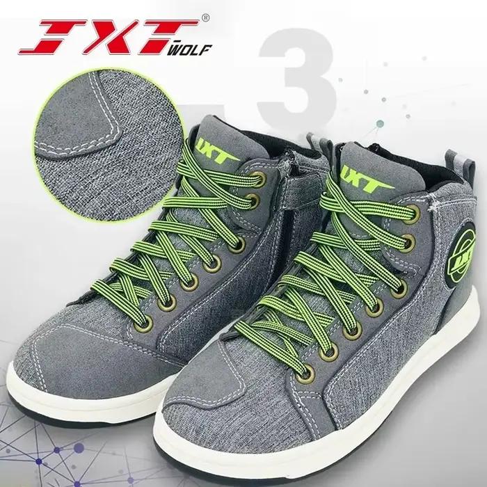 JXT hommes bottes de Moto confortable Anti-chute respirant cavalier chaussures de protection Botas Para Moto Hombre Tenis Masculino