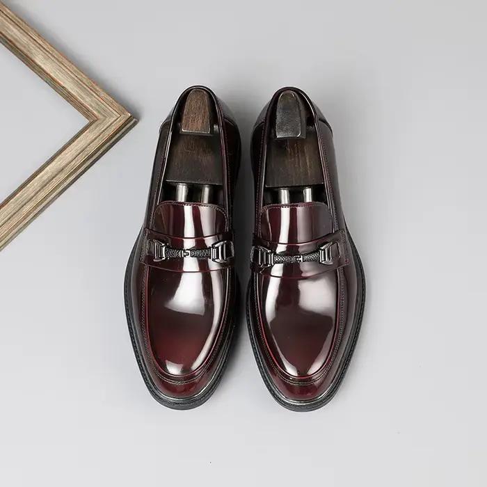 Cuir haut de gamme chaussures décontractées d'affaires homme