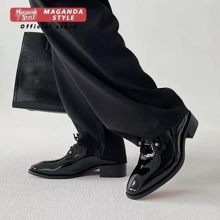 Nouvelles chaussures Derby en cuir pour hommes