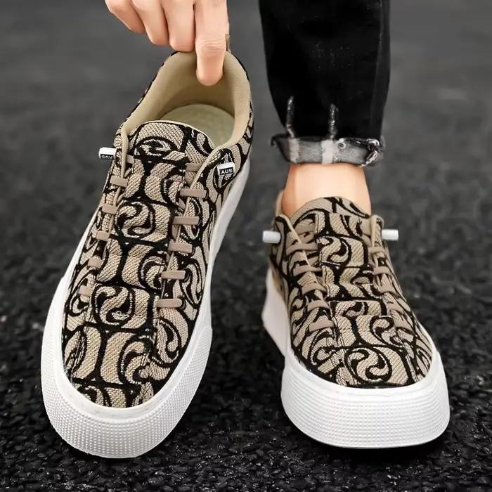Baskets Noires de Styliste pour Homme, Chaussures de Course et de Marche, en Toile Libre, Tendance, Luxe, Été, 2024