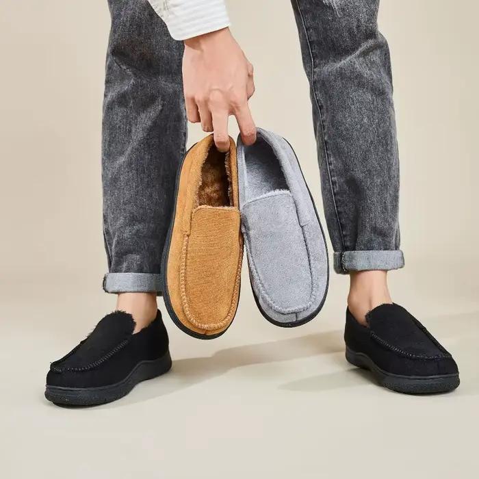 Mocassins chauds et moelleux pour hommes