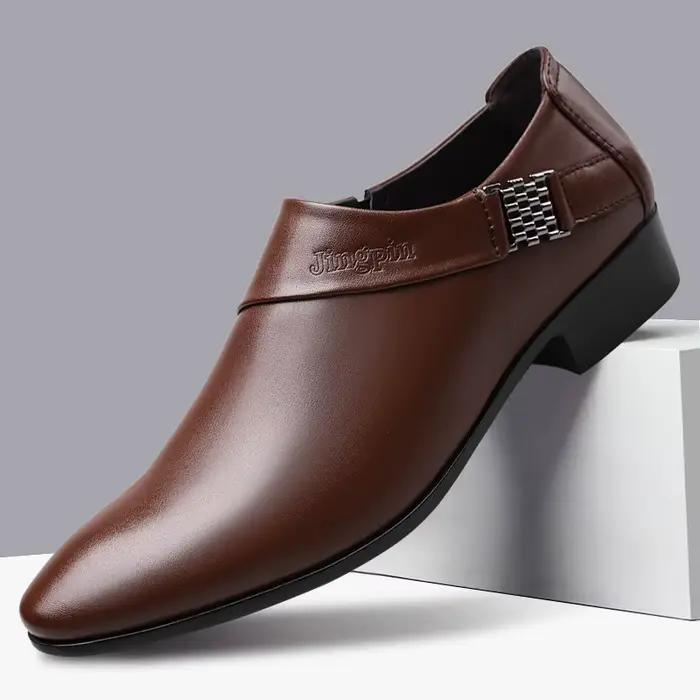 Chaussures Richelieu en Cuir de Luxe pour Hommes Grandes Tailles 38-50