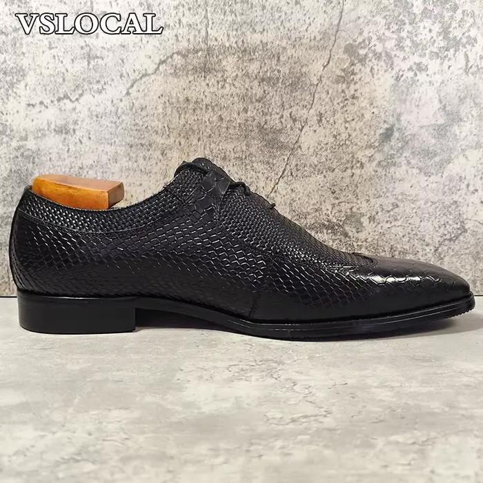 Chaussures Oxford de luxe pour hommes