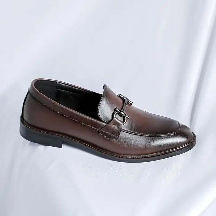 Chaussures plates en cuir véritable coordonnantes pour hommes, chaussures Oxfords formelles, mocassins de travail, conduite, fête, rendez-vous, affaires, designer, haute qualité