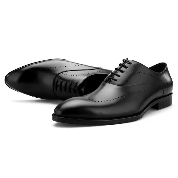 Chaussures Derby Formelles en Cuir Pleine Fleur pour Hommes – Idéales pour le Quotidien et les Affaires