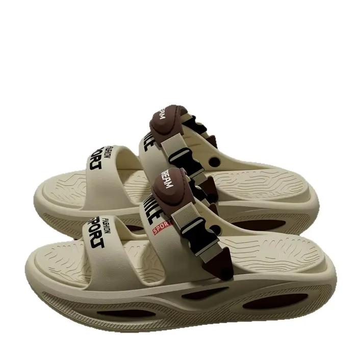 Chaussons pour hommes 2026 Nouveauté Été EVA Semelle Souple Plateforme Sandales Claquettes Intérieur Extérieur Marche