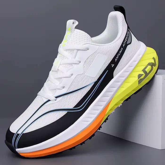 Chaussures de marche hommes en plein air antidérapant bonne qualité à la mode plat résistant à l'usure respirant