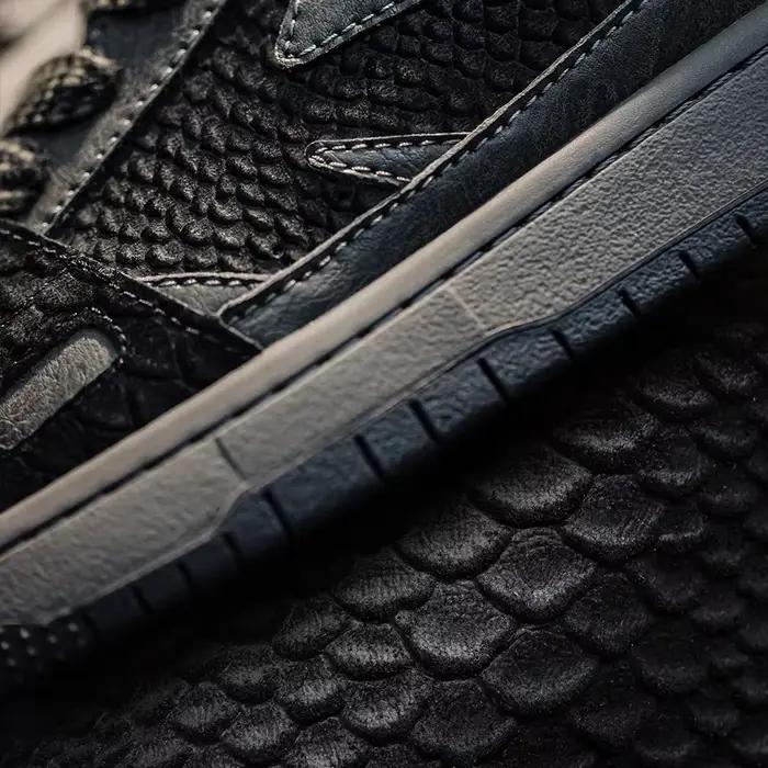 Maden décontracté serpent année noir Mamba hommes baskets basses semelle plate polyvalent