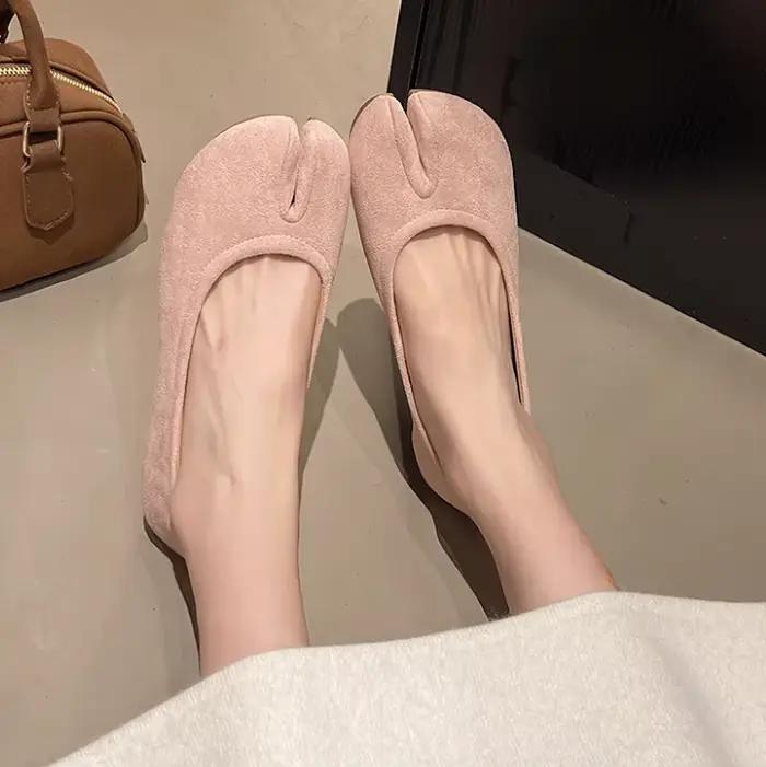 Chaussures Tabi Ninja de style japonais pour femme