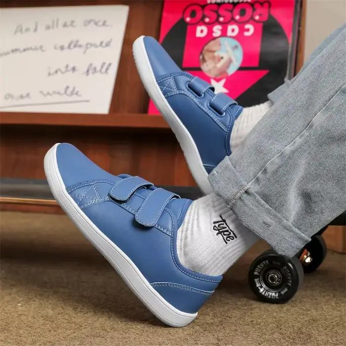 Chaussures confortables rondes en cuir pour hommes