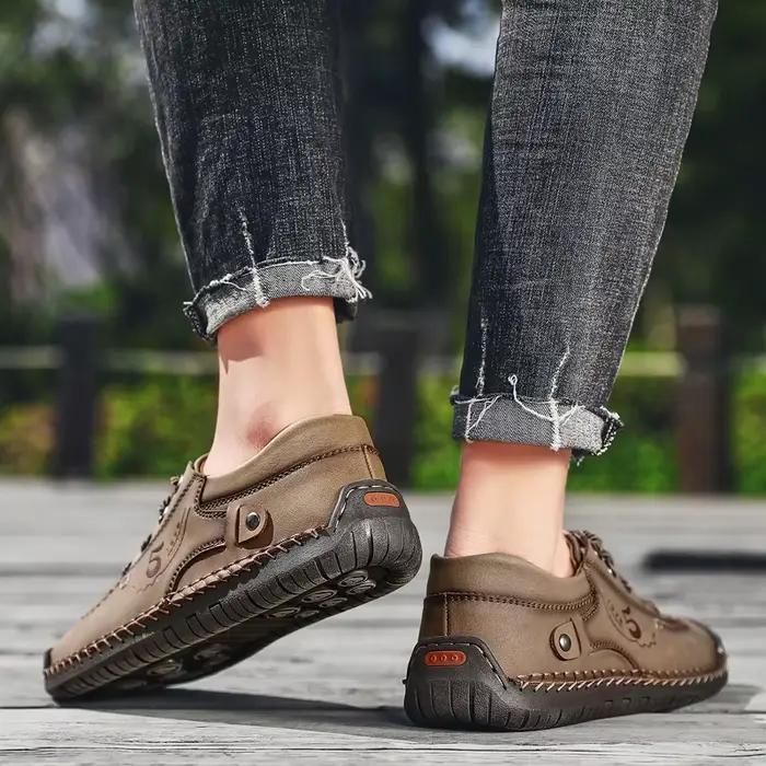 Mocassin en cuir pour hommes