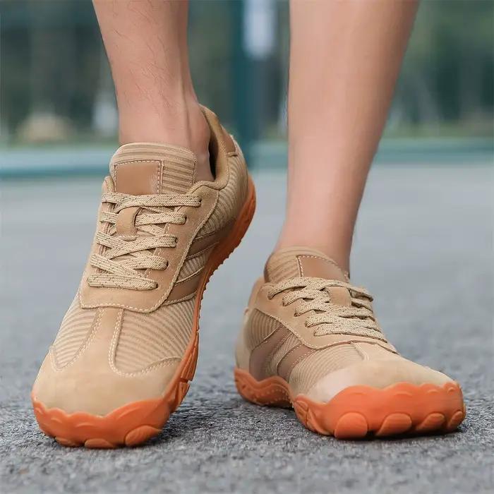 Chaussures décontractées à bout large pour hommes et femmes, baskets confortables, antidérapantes, semelle souple, pour la randonnée, l'entraînement physique, taille 36-47