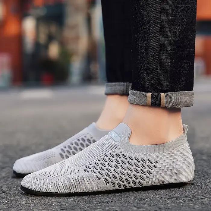 Mocassins Hommes Décontractés Fond Mince Chaussures Plates Respirantes Antidérapantes Occasions Spéciales
