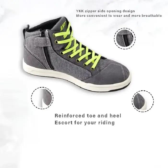 JXT hommes bottes de Moto confortable Anti-chute respirant cavalier chaussures de protection Botas Para Moto Hombre Tenis Masculino