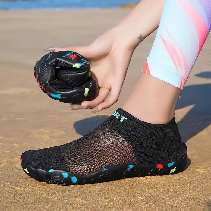 Chaussures aquatiques pour femmes et hommes, chaussures aquatiques pieds nus, antidérapantes, à séchage rapide, pour la plage, la randonnée aquatique, la natation, baskets unisexes