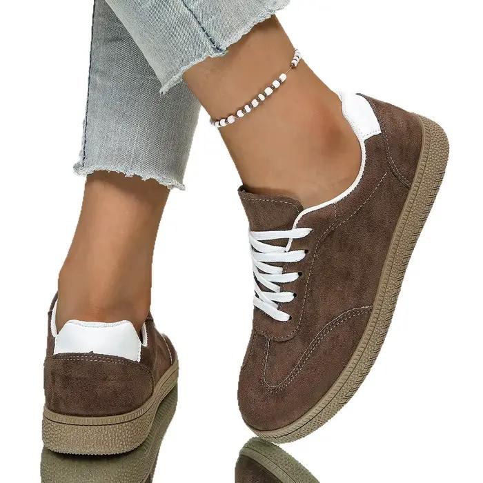 Chaussures de sport rétro polyvalentes et confortables pour femmes