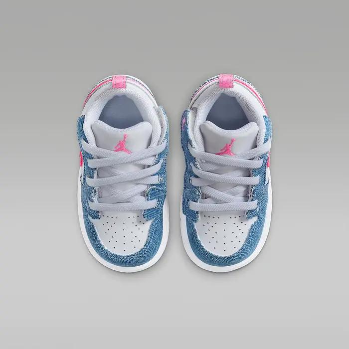 Nike véritable JORDAN bébé et enfants chaussures de sport légères quotidiennes Velcro HQ2002-400