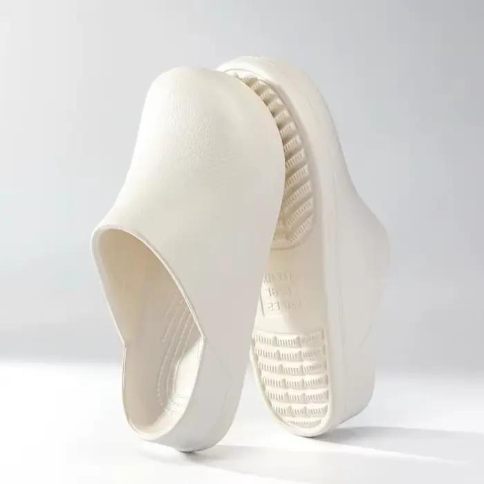 Chaussures de cuisine pour hommes, sabots de jardin imperméables, demi-chaussures fermées, pantoufles en caoutchouc, pour restaurant, hôtel, travail, été, plage