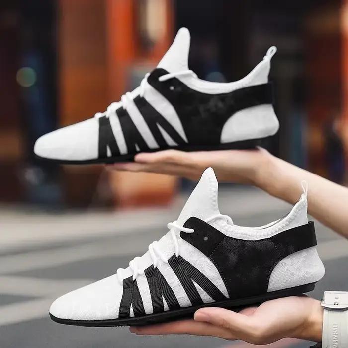 YRZL Mocassins pour hommes Chaussures antidérapantes Légères Confortables Couleur unie