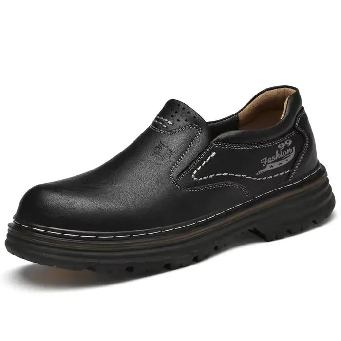 Chaussures Oxford en coton pelucheux pour hommes