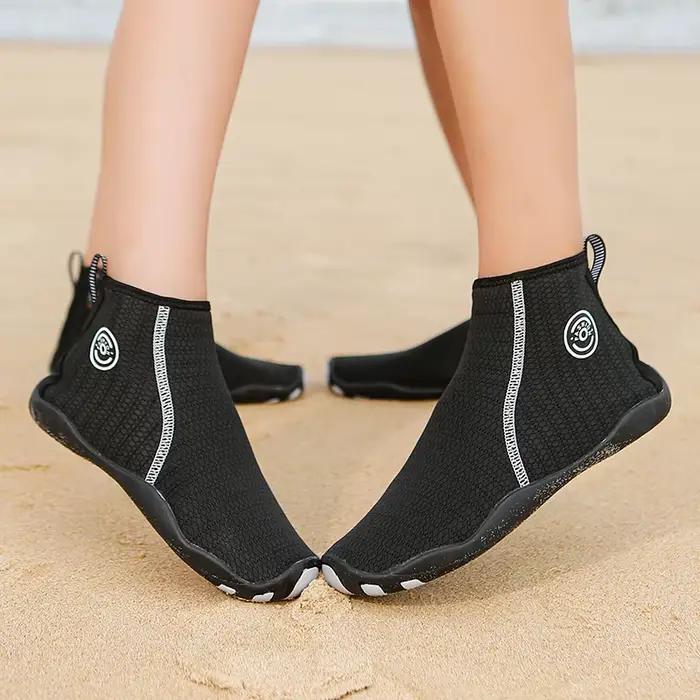 Chaussures d'eau hautes pour hommes et femmes, chaussettes de plongée, sandale de plage, pieds nus, natation, natation, proximité, pataugeoire, rencontre, fitness, surf, pêche