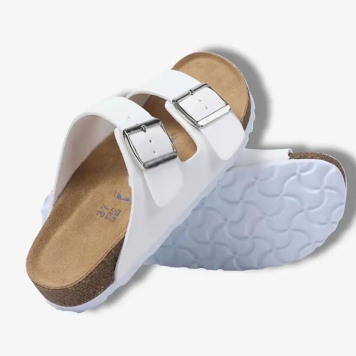 Sandales Boston modernes à boucle tendance pour femmes et hommes – Chaussures d'été polyvalentes à semelle souple