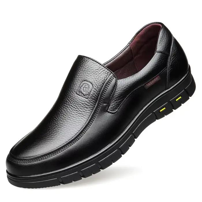 Chaussures en cuir véritable pour hommes