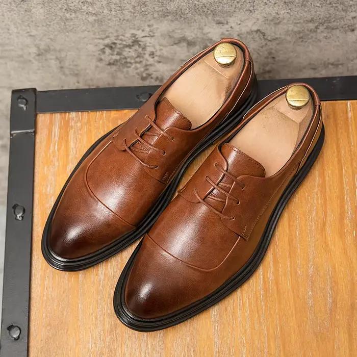 Chaussures habillées en cuir pour hommes