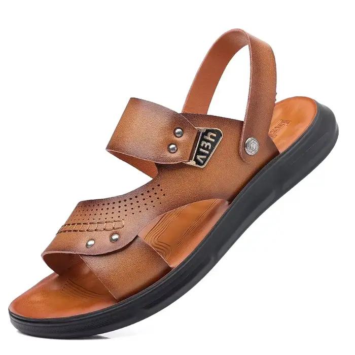 Sandales décontractées à fond souple pour hommes