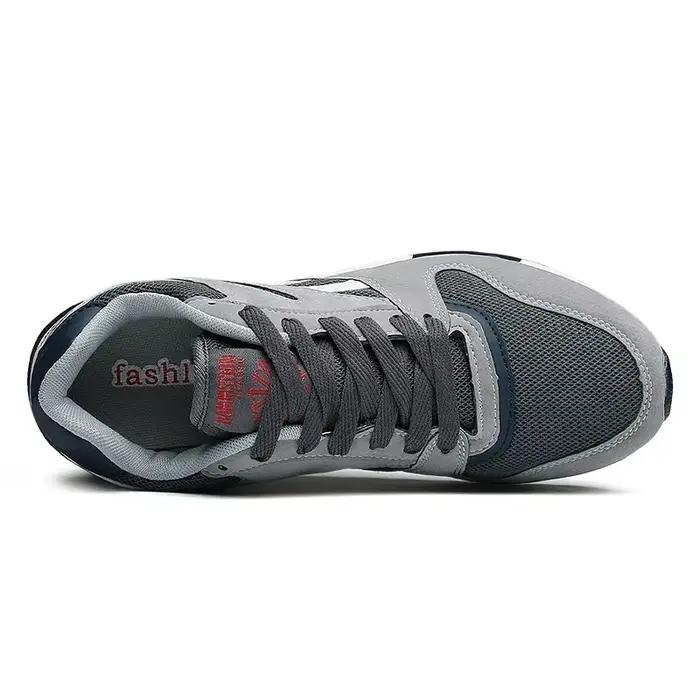 Chaussures décontractées homme printemps automne bout rond motif patch travail maille aérée confortable et respirante pour toutes occasions casual chic