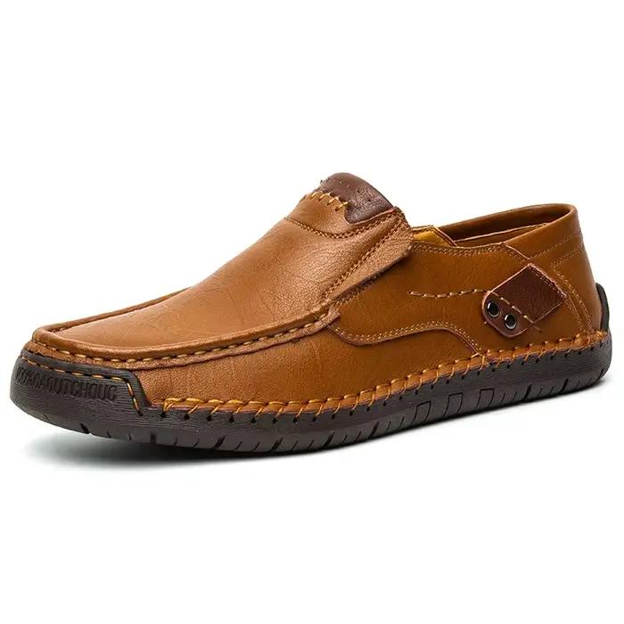 Chaussures en cuir faites à la main pour hommes