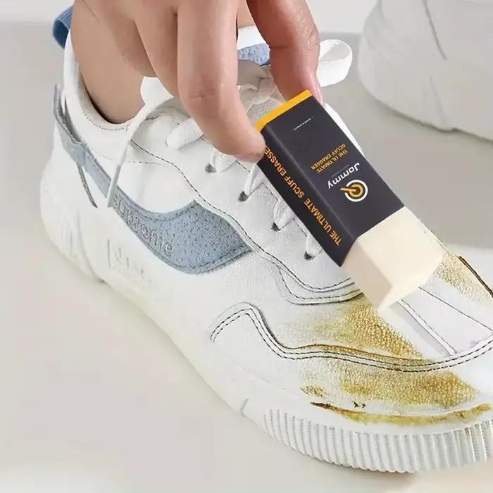 Brosse à chaussures pour nettoyer les pantoufles, gomme de nettoyage portable, kit de nettoyage de chaussures, brillant, imperméable, pour daim, baskets blanches, cuir