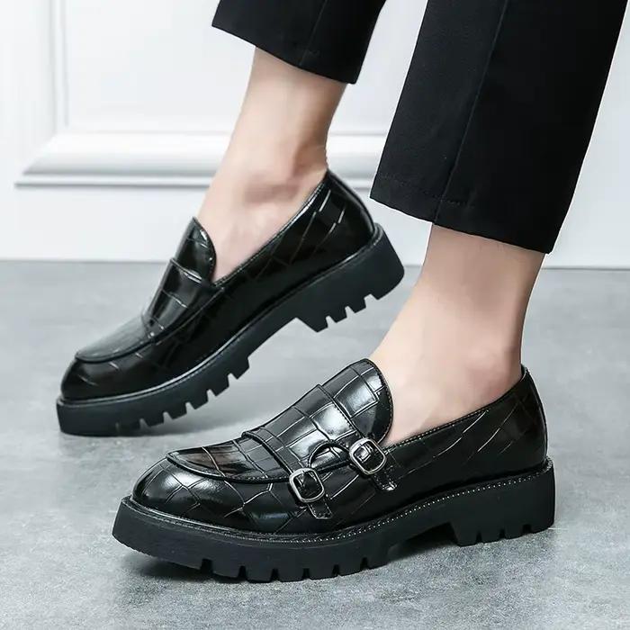 Homme chaussures en cuir véritable hommes