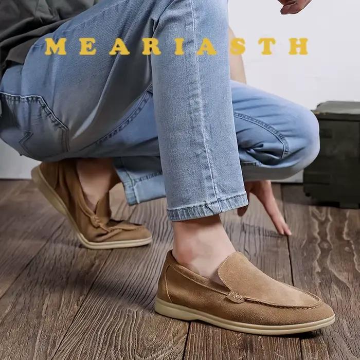 Mocassins de marche confortables et doux pour hommes