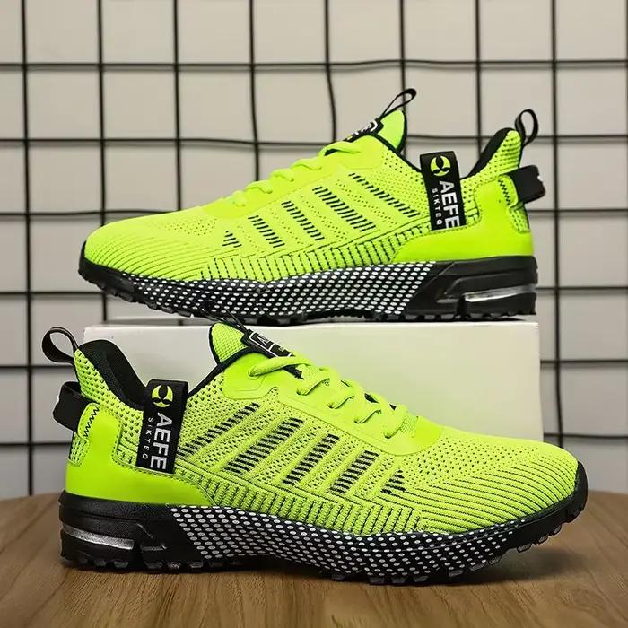 Chaussures de course tendance orange pour hommes