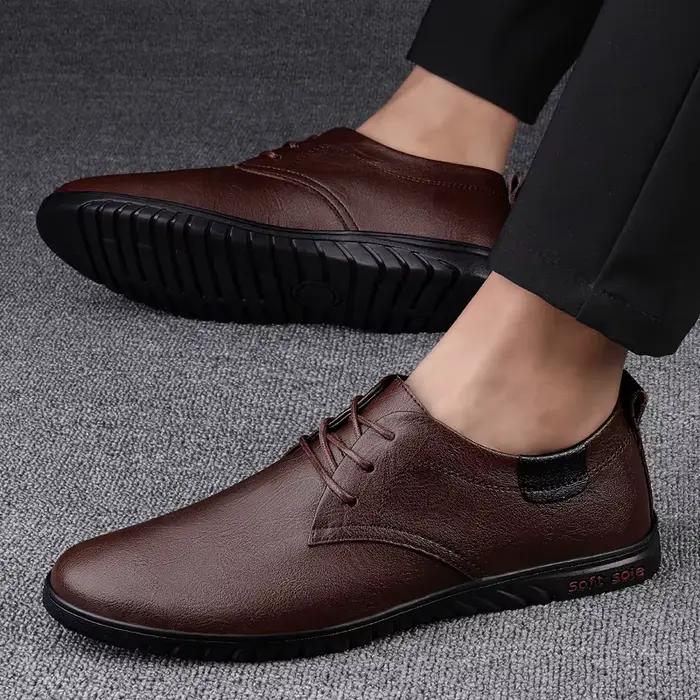 Chaussures Oxford à semelles souples pour hommes