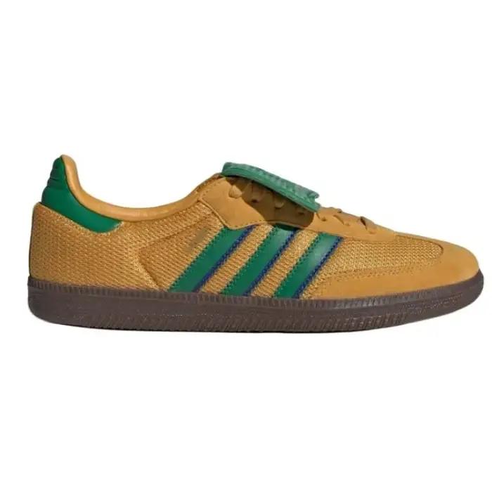 Chaussures Adidas Samba LT Sneakers jaune vert pour hommes et femmes, résistantes, respirantes et imperméables, idéales pour les skaters et les amoureux de mode