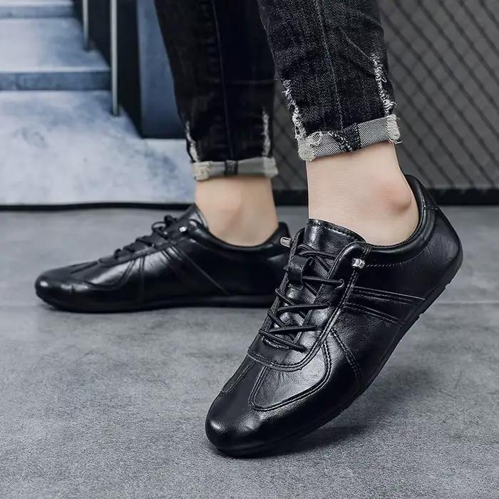Chaussures habillées mocassins confortables respirant marche conduite