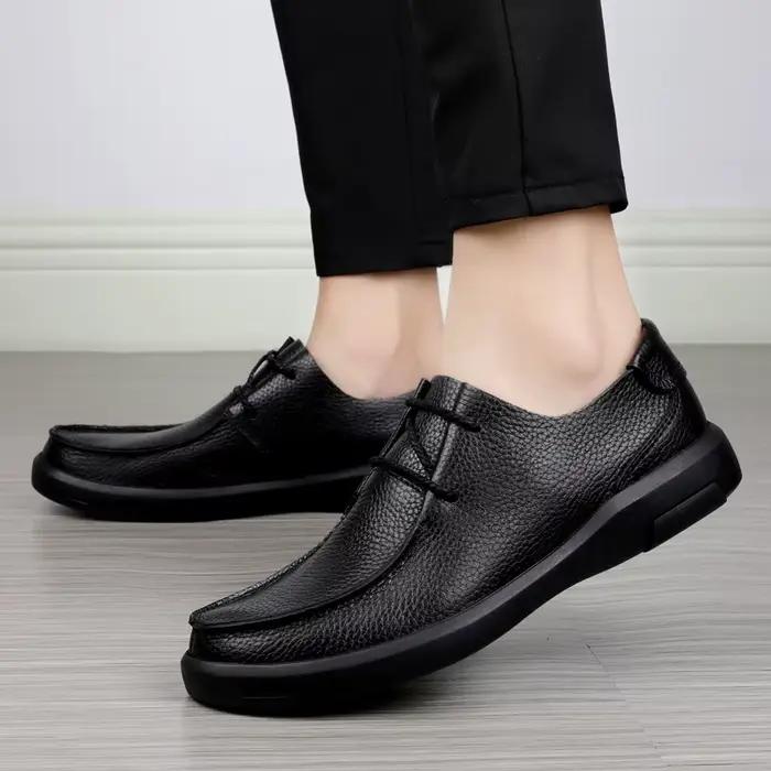 Chaussures en cuir décontractées pour hommes