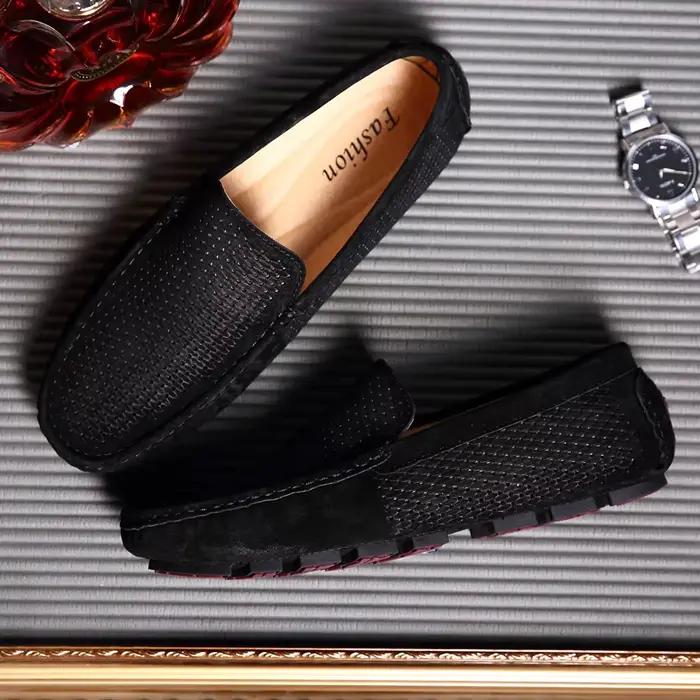 Mocassins en daim pour hommes