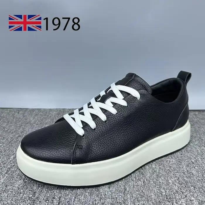 Chaussures pour hommes en cuir véritable