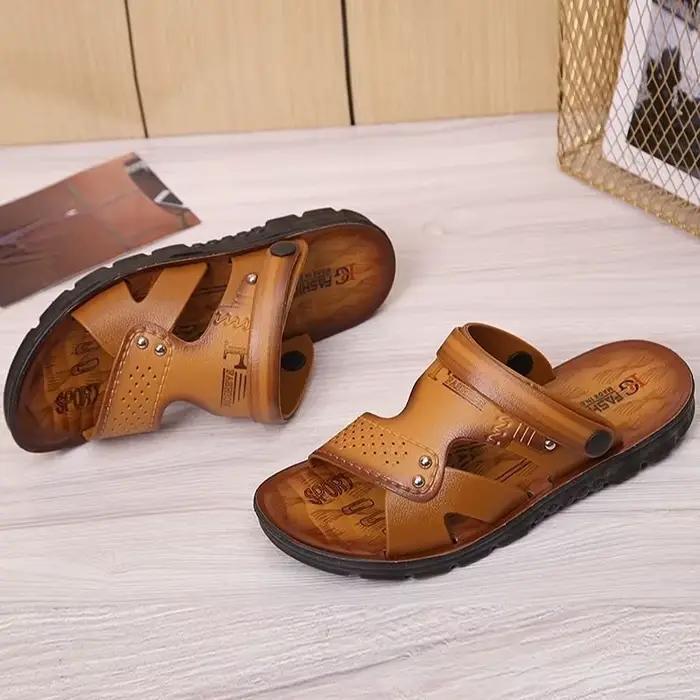 Chaussures de plage homme gladiateur PVC antidérapantes respirantes pour été ocassions décontractées