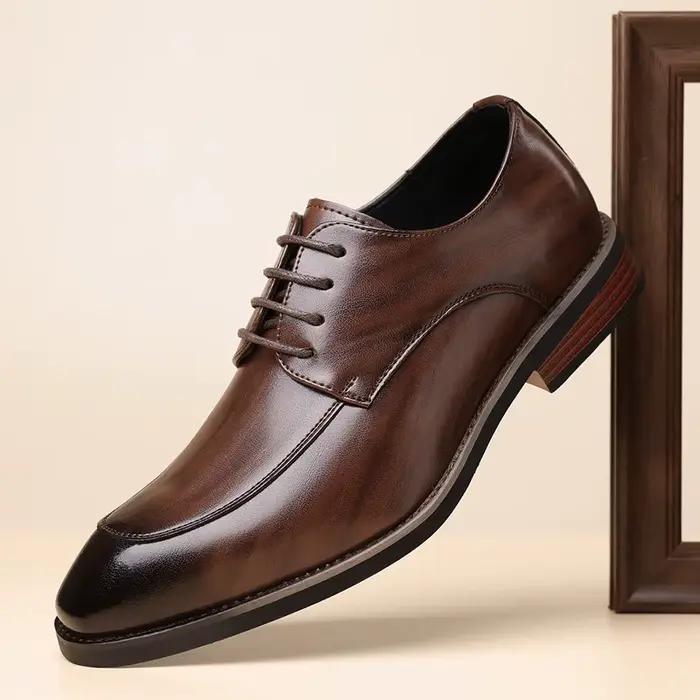 Chaussures en cuir formelles pour hommes