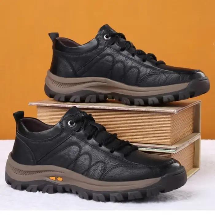 Chaussures de loisirs homme mocassins décontractées printemps automne avec semelle en caoutchouc et doublure en PVC pour randonnées et sorties urbaines