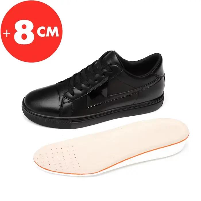 Baskets en cuir véritable pour hommes