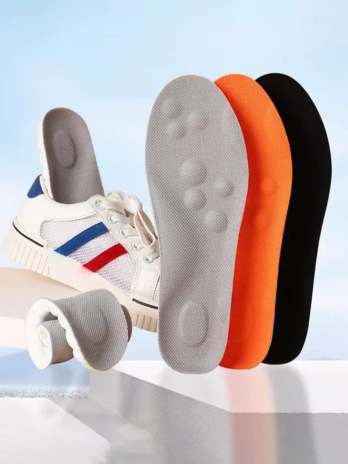 Semelles intérieures de Sport en Latex, coussinets de chaussures souples à haute élasticité, orthopédiques, respirantes, déodorantes, coussin d'absorption des chocs, Support de voûte plantaire