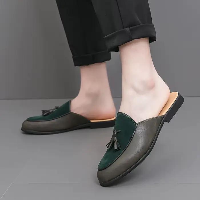 Demi-chaussures blanches pour hommes