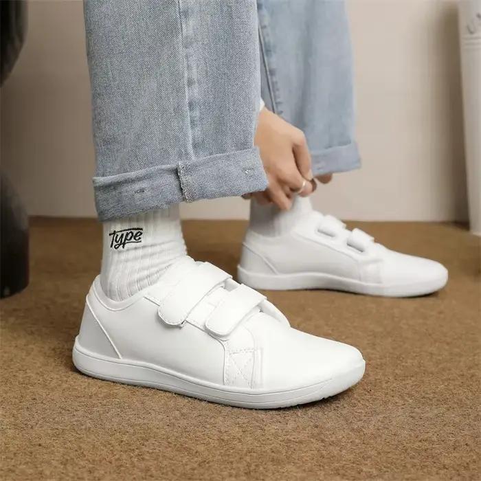 Chaussures confortables rondes en cuir pour hommes