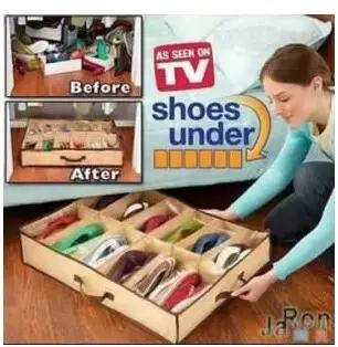 Boîte à chaussures de rangement transparente à 12 grilles, boîte à chaussures à 12 grilles, anti-poussière et résistante à l'humidité